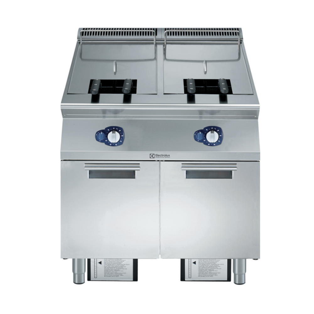 ELECTROLUX – TWIN TANK DEEP FAT FRYER GAS,CAP 23+23 Ltrs,CODE 391332 ELECTROLUX – TWIN TANK DEEP FAT FRYER GAS,CAP:23+23 Ltrs,CODE:391332 - Image 1