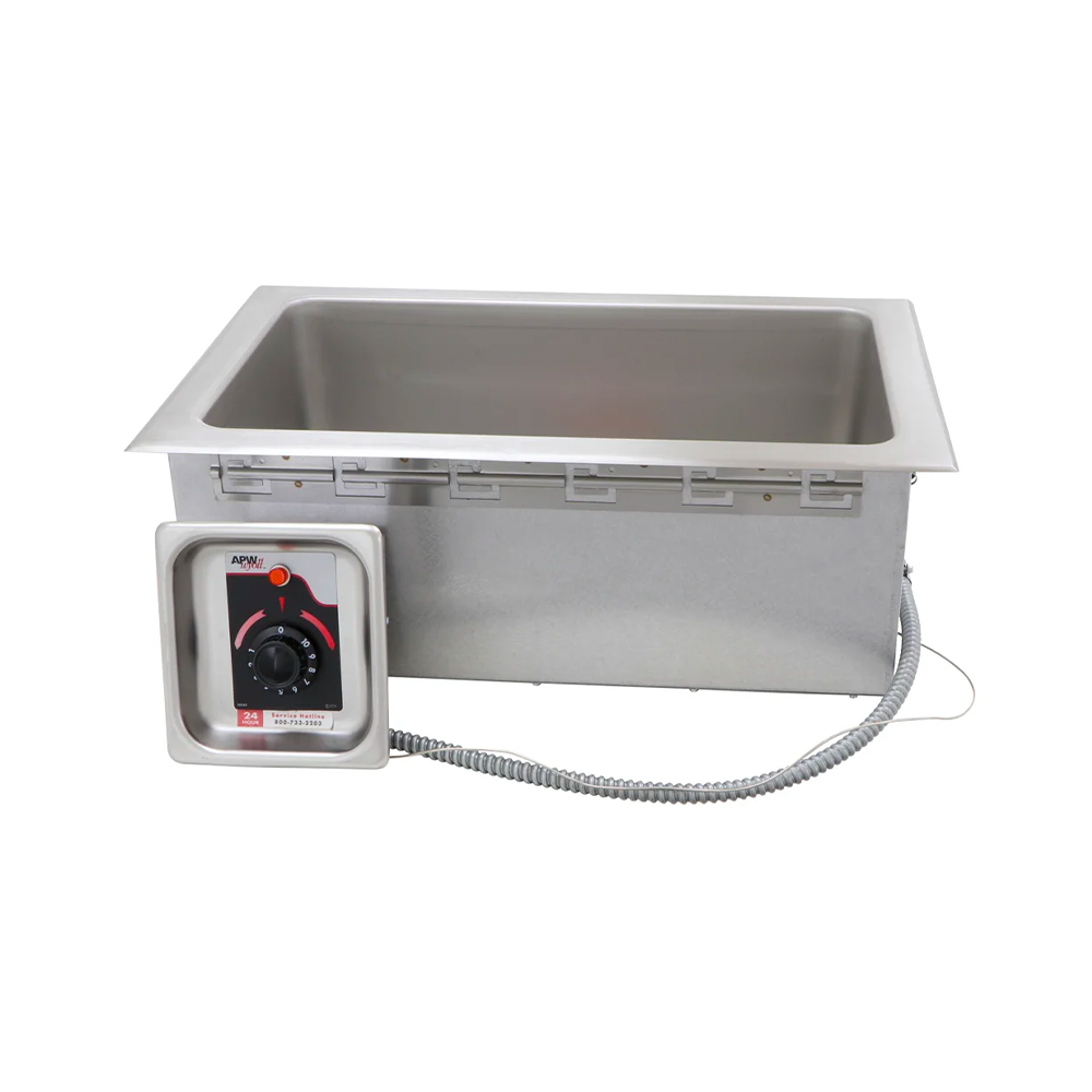 APW - HFW-1D - Electric Hot Food Well with Drain and Serpentine Heating APW - HFW-1D - Electric Hot Food Well with Drain and Serpentine Heating - Image 1
