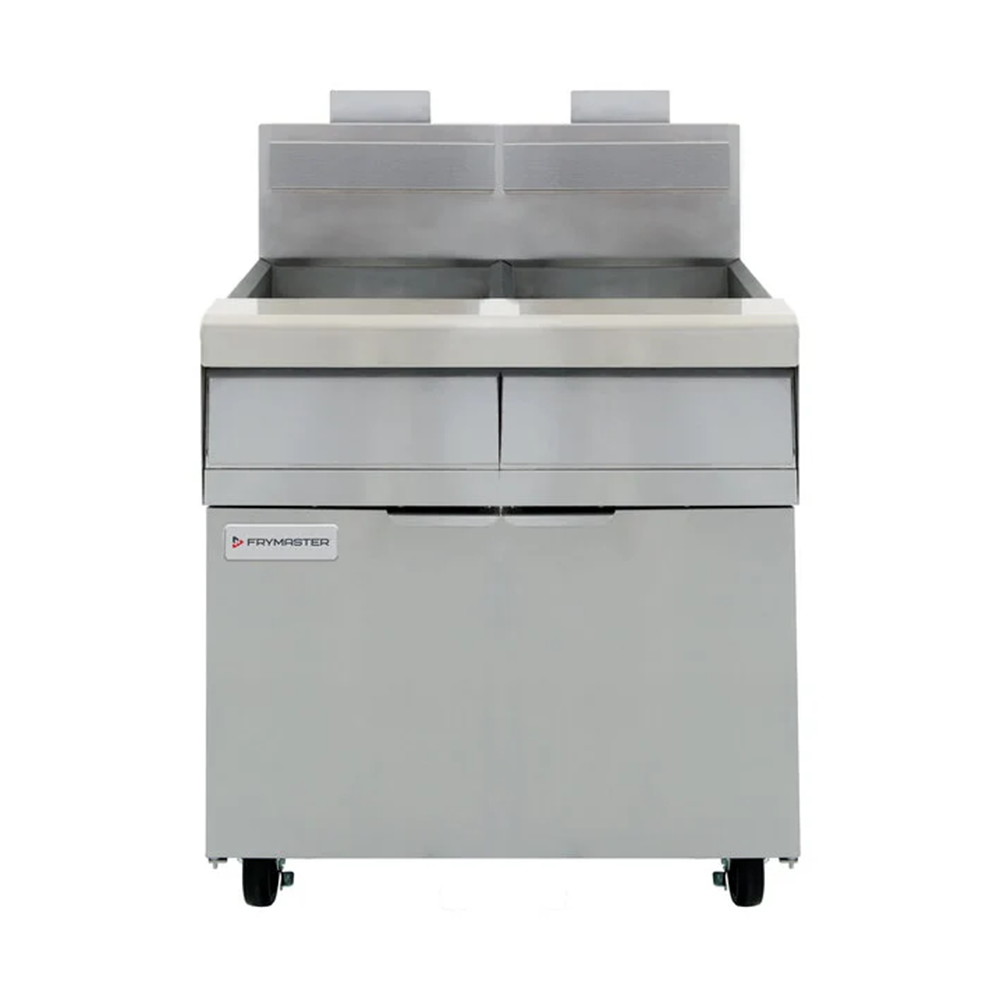 Frymaster – MJ250 – Gas Fryer Double 50 lb Pots EZPark Probe Thermostat Millivolt Controls Stainless LPG 244,000 BTU Durable Frymaster – MJ250 – Gas Fryer Double 50 lb Pots EZPark Probe Thermostat Millivolt Controls Stainless LPG 244,000 BTU Durable - Image 1