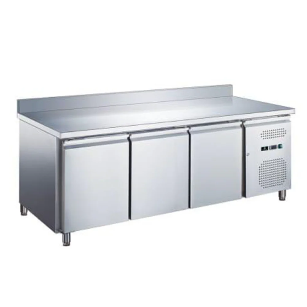 1 HURAKAN REFRIGERATED COUNTER HKN-GN3TN-SB WITH BACKSPLASH/GP - Image 1
